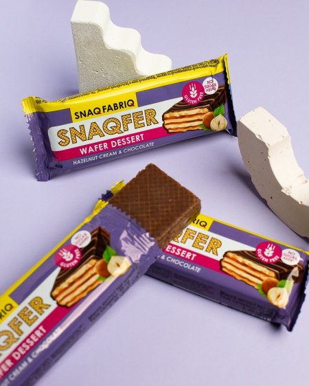 ويفر كلاسيك بدون سكر وبدون جلوتين 45 غم نكهة البندق